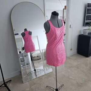 Pink Sleeveless Dress
